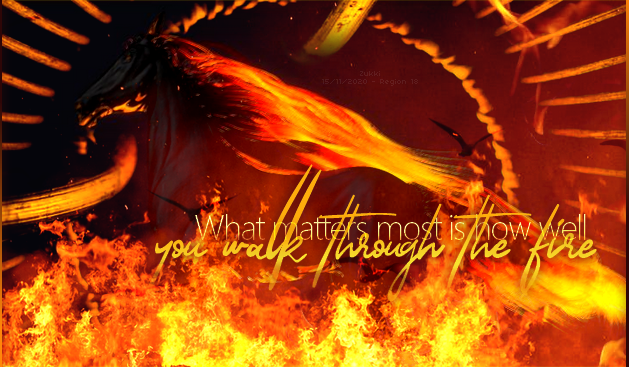 Horse on Fire, par Zukki